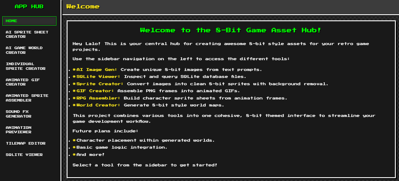 8Bit Game Creator App